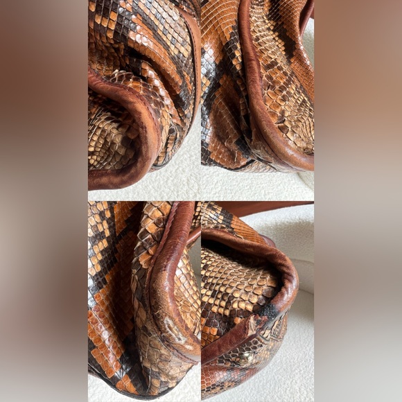Rare Gucci Python Brown Large Tote - Picture 12 of 14